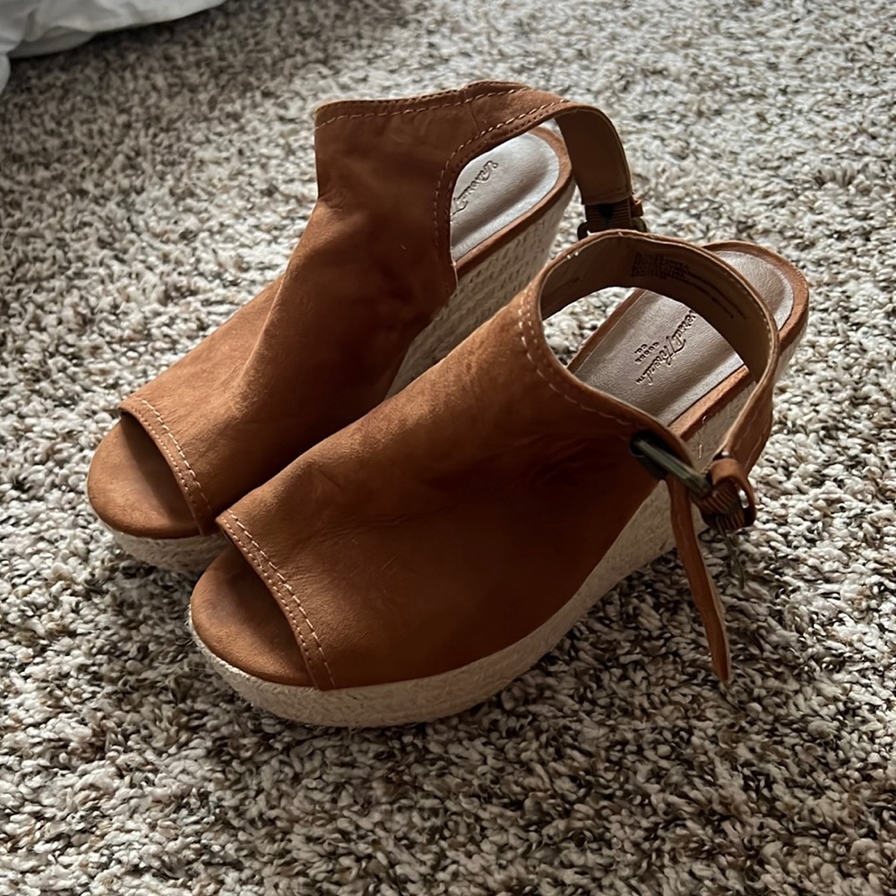 Universal Thread Heeled Suede Espadrilles